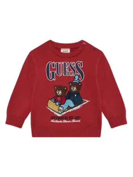 Guess Pulóver és szövet nadrág szett piros