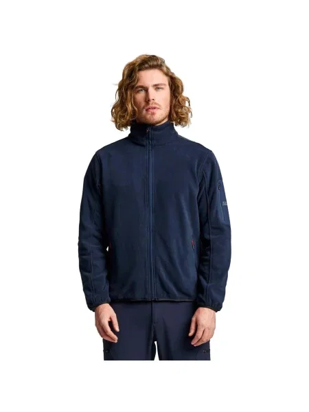 Hanorac din fleece Slam din fleece albastru