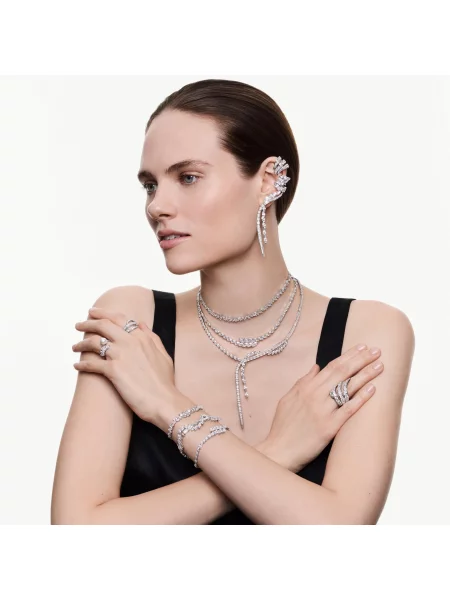 Swarovski prsteň dámsky kovový swarovski kryštál MESMERA