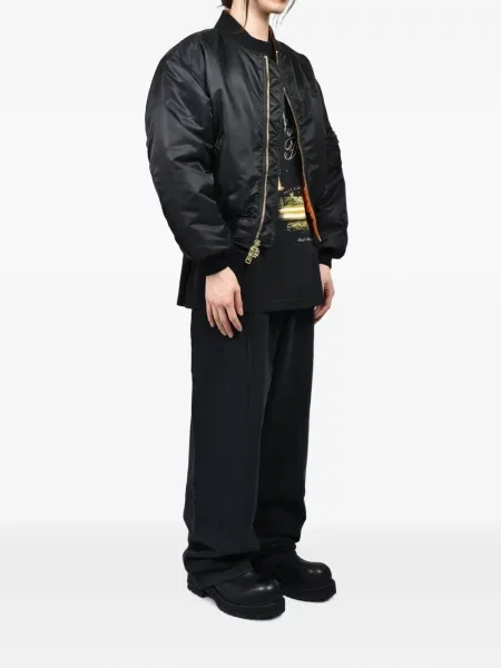 Geanta de piele Vetements negru