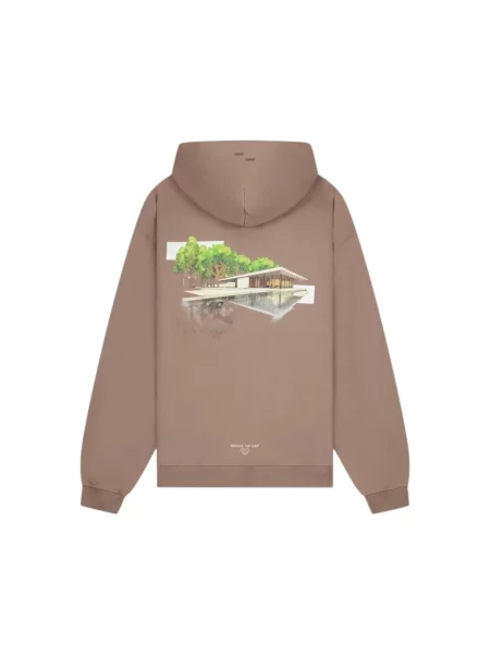 Bluza z kapturem Filling Pieces z kapturem brązowa