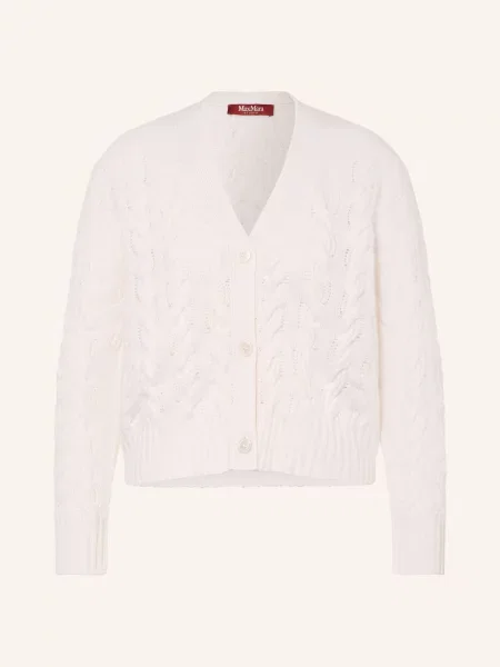 Max Mara Studio Pletený Svetr Storli bílá