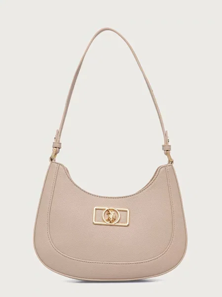 Geanta hobo U.s. Polo Assn. din piele bej