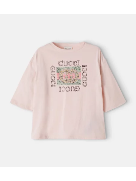 Gyerek póló Gucci rózsaszín