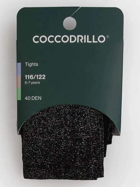 Coccodrillo punčocháče dětské černé