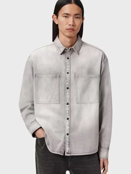 Сорочка Allsaints сіра
