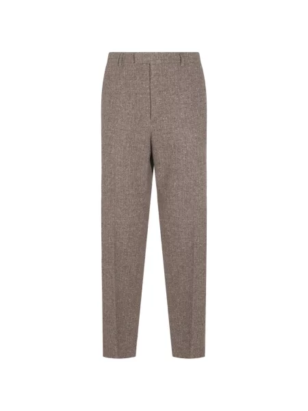 Pantaloni Valentino Garavani din tweed maro
