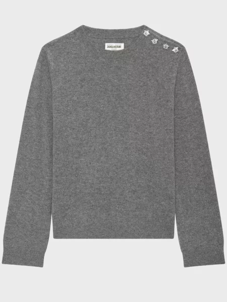 Кашеміровий светр Zadig&voltaire сірий