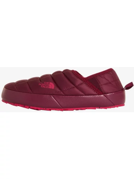 Kapcie The North Face Traction Mule V ThermoBall bordowy 36 czerwone
