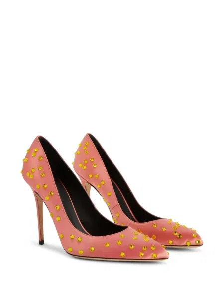 Bateliai Giuseppe Zanotti satino oranžinė