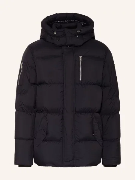 Moose Knuckles Péřové Bundy Everest 3q S Odnímatelnou Kapucí černá