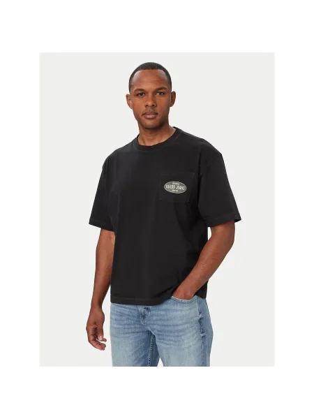 Guess Póló Regular Fit fekete
