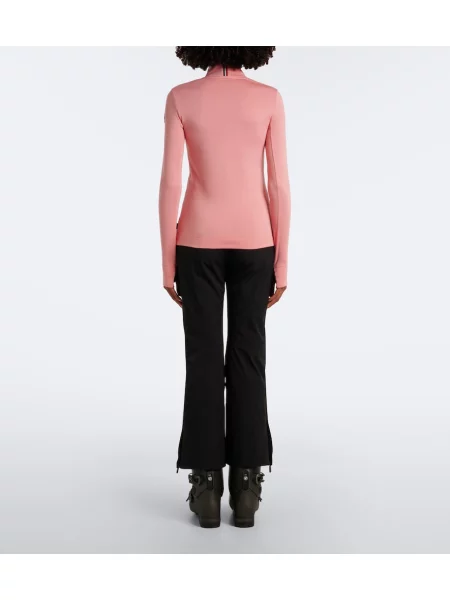 Top Moncler Grenoble cu autograf roz