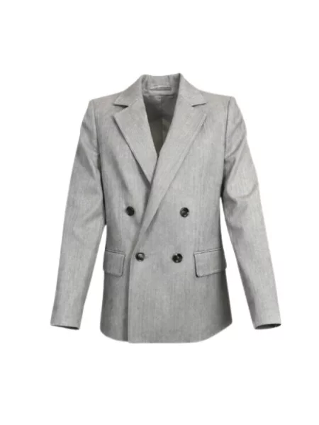 Marynarka Max Mara wełniana szara