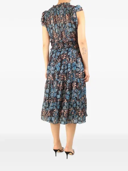 Rochie midi Ulla Johnson albastru