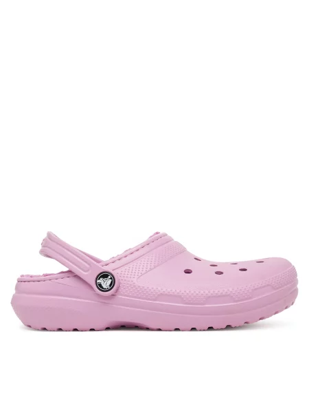 Шльопанці Crocs Classic Lined Clog рожевий