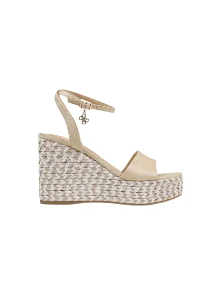 Lodičky Guess na platformě béžové