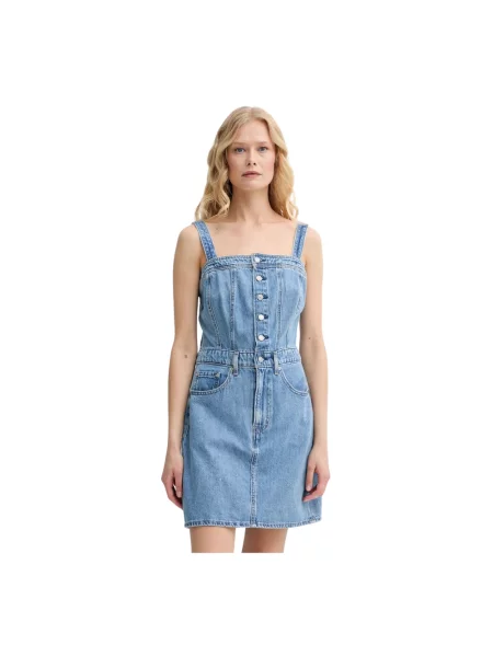 Sukienka jeansowa Levi's niebieska