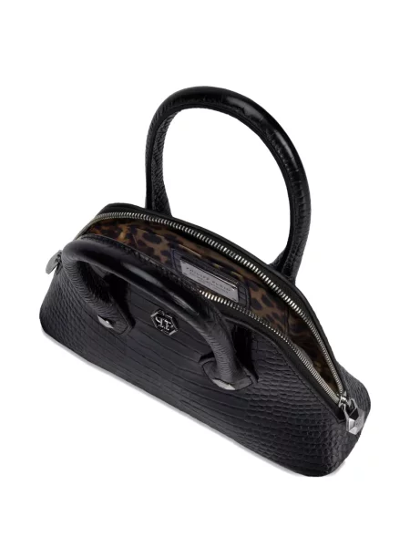 Geantă Philipp Plein cu imagine negru