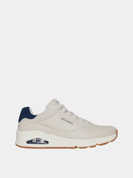 Кожаные кроссовки Skechers бежевые