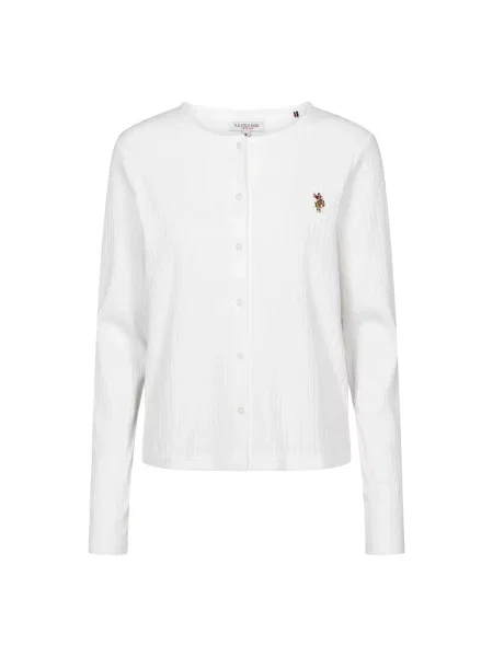 U.S. POLO ASSN. Pulóver UMArchibald' fehér