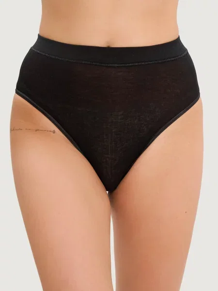 Женские трусы слип с высокой посадкой білі