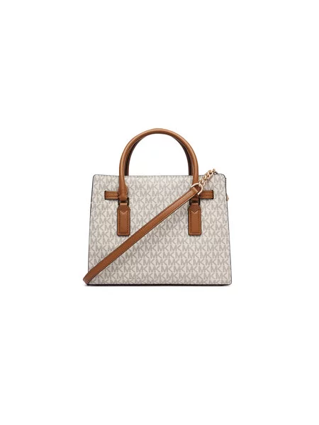 MICHAEL Michael Kors Kézitáska ekrü / melír / konyak bézs
