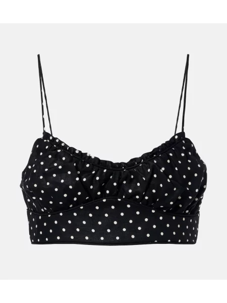 Top Faithfull de in cu buline negru