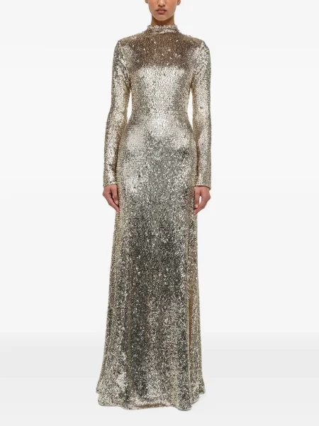 Rochie maxi Simkhai de costum auriu