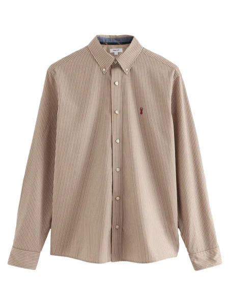 Next Srajca temno bež / naravno bela