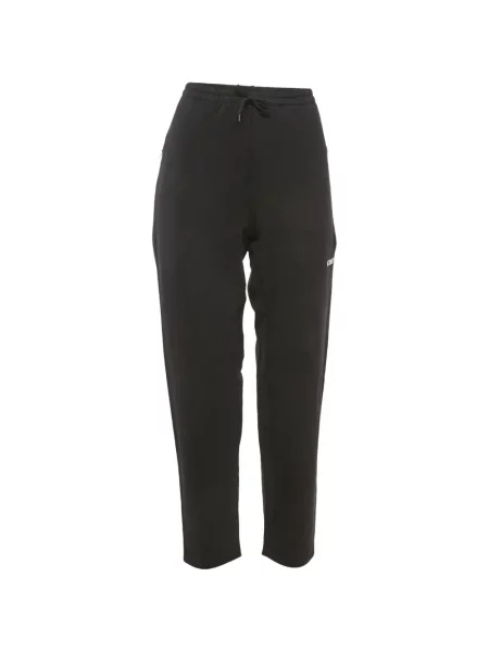 Pantaloni Vetements cu broderie negru