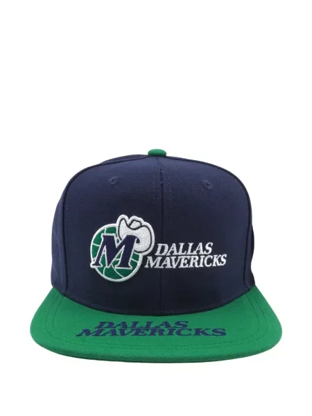Șapcă Mitchell & Ness cu autograf albastru