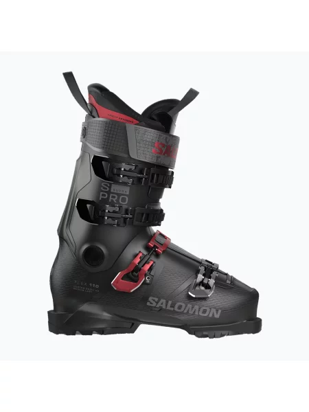 Чоботи лижні Salomon S/PRO Supra black/samba met/beluga met чорні