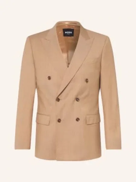 Boss Sako Huge Slim Fit medium beige béžové