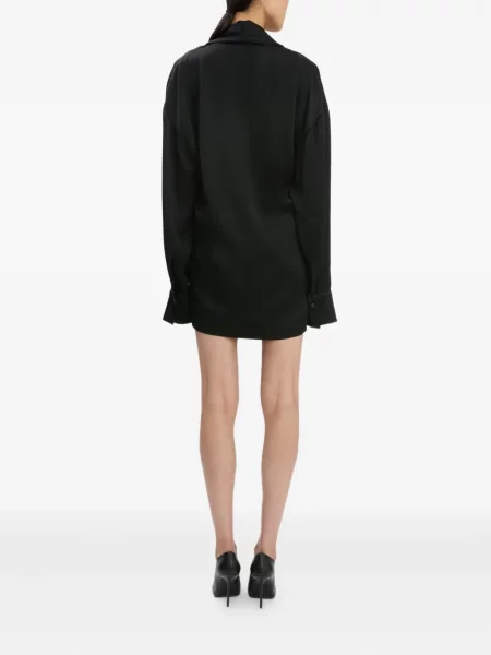 Rochie mini Victoria Beckham de costum negru