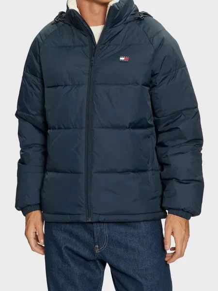 Яке Tommy Jeans тъмносиньо зимен модел синьо