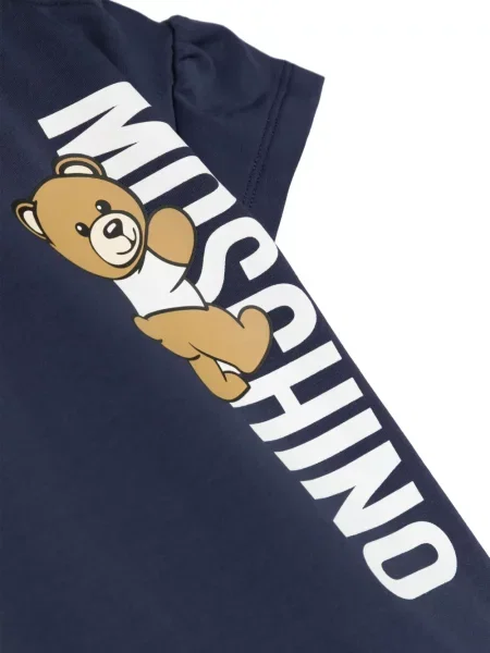 Koszulka dziecięca Moschino niebieska