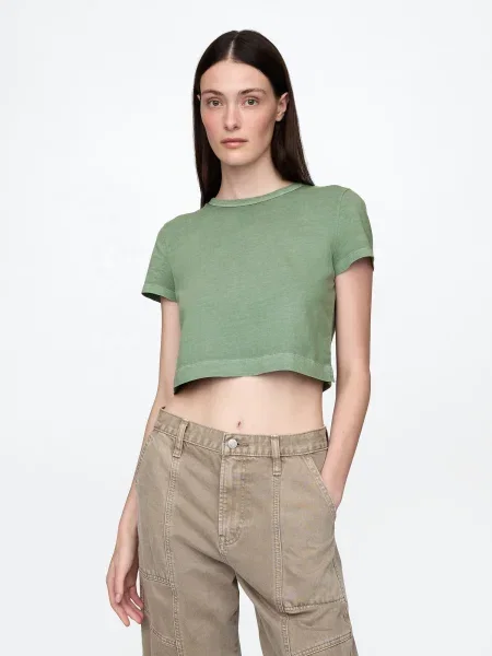 Cropp tricou Gap verde