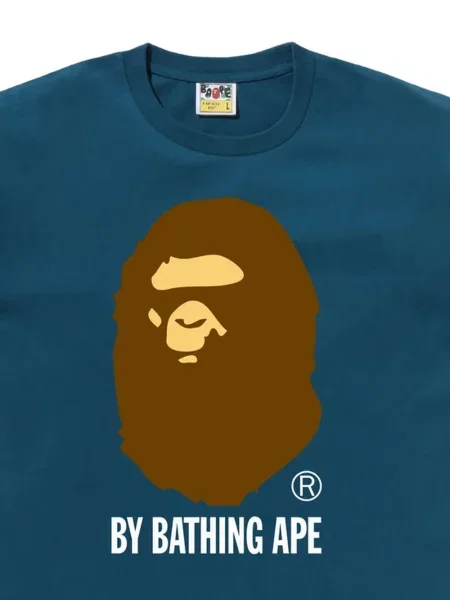 Tricou A Bathing Ape® cu imagine albastru