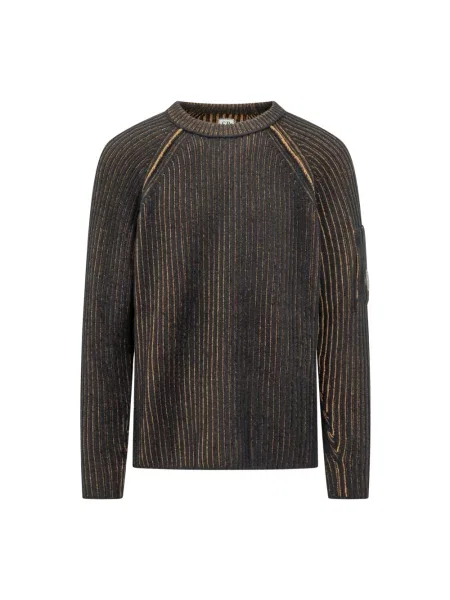Sweter C.p. Company wełniany brązowy