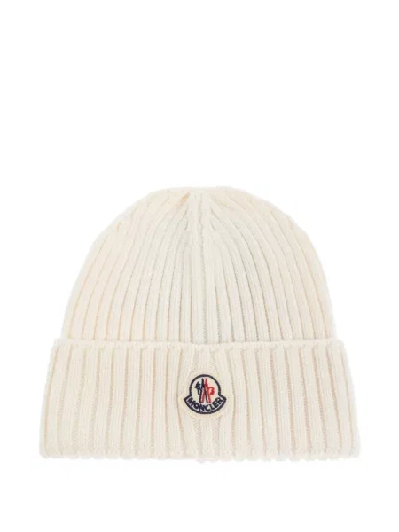 Czapka dziecięca Moncler Enfant biała