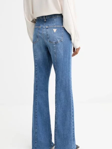 Džíny Guess NEW FAYE high waist modré