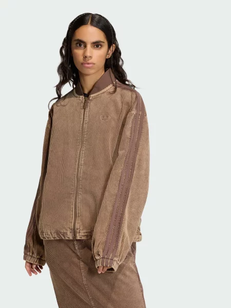 Бомбер adidas коричневий