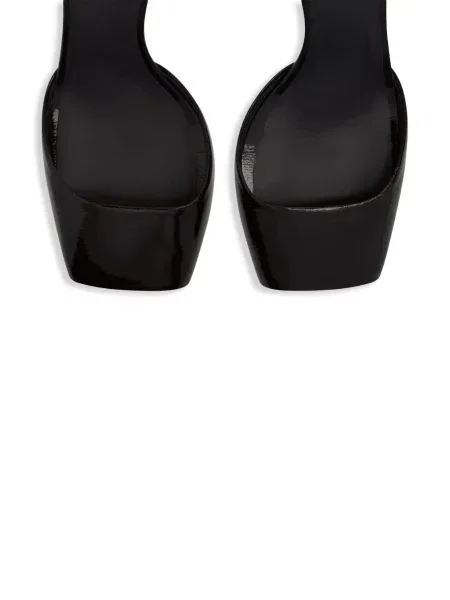 Pantofi cu toc Courreges negru