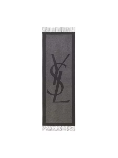 Szal Saint Laurent szara