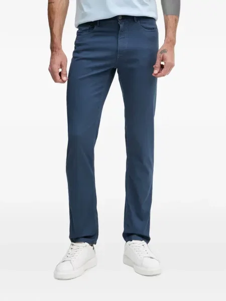 Pantaloni Trussardi cu autograf albastru