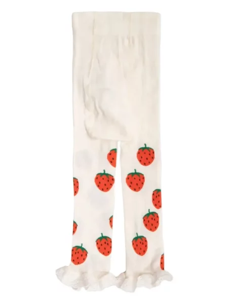 Dětské legíny Mini Rodini bílé