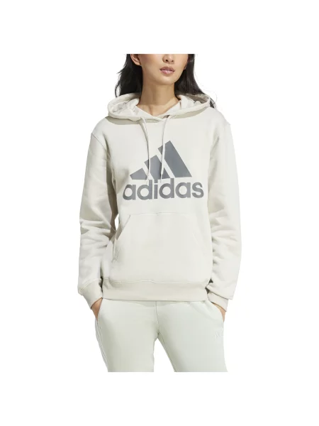 Majica s kapuljačom Adidas bijela