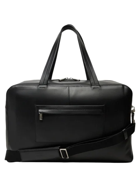 Táska Calvin Klein Ck Premium Leather Weekender fekete