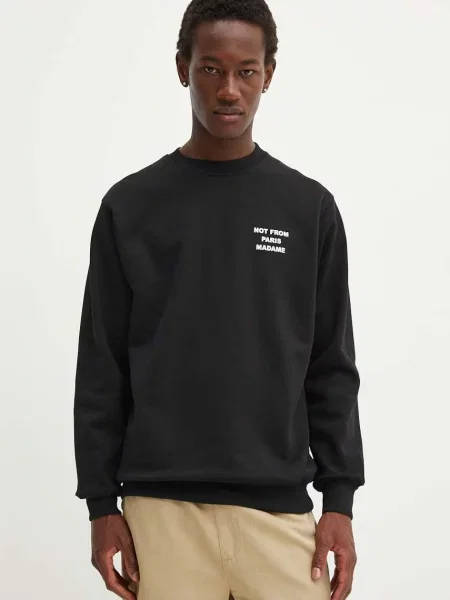 Кофта Drôle de Monsieur з принтом Le Sweatshirt Slogan чорний